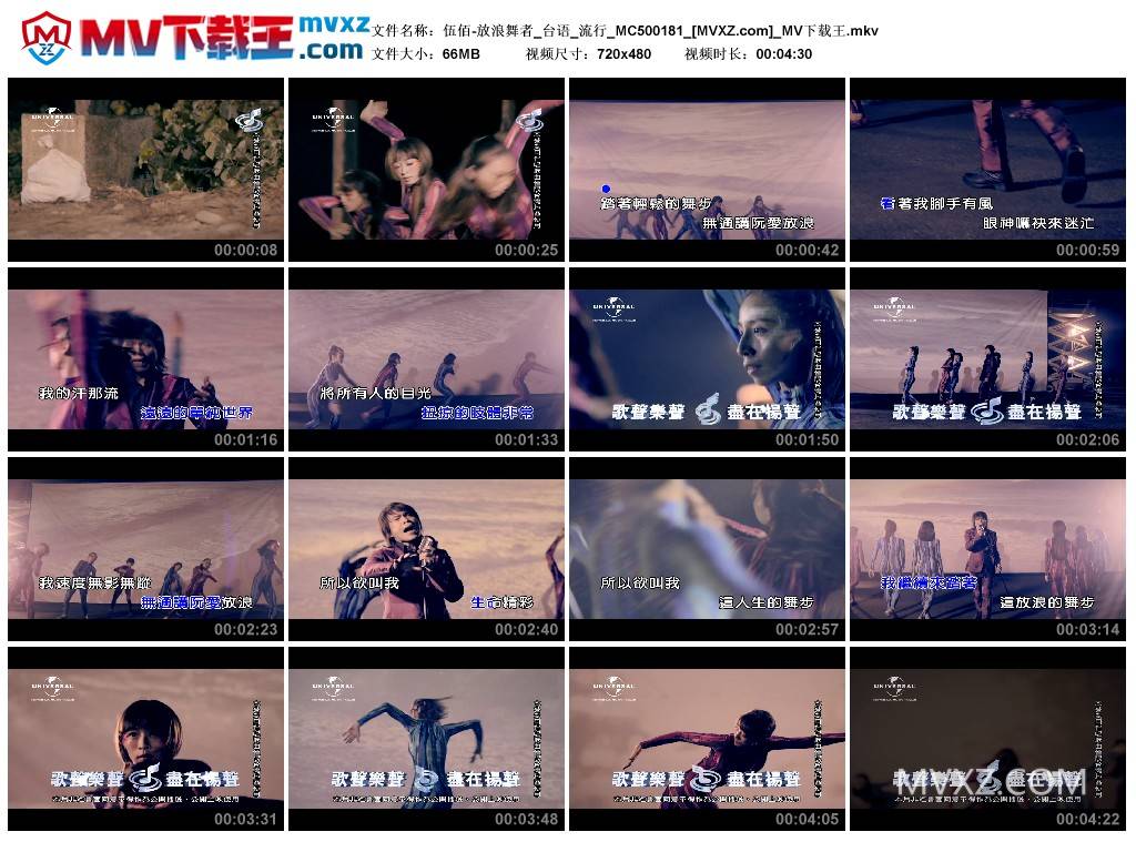 伍佰-放浪舞者_台语_流行_MC500181